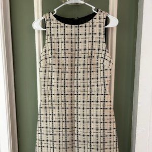 Alice + Olivia White Tweed Minidress